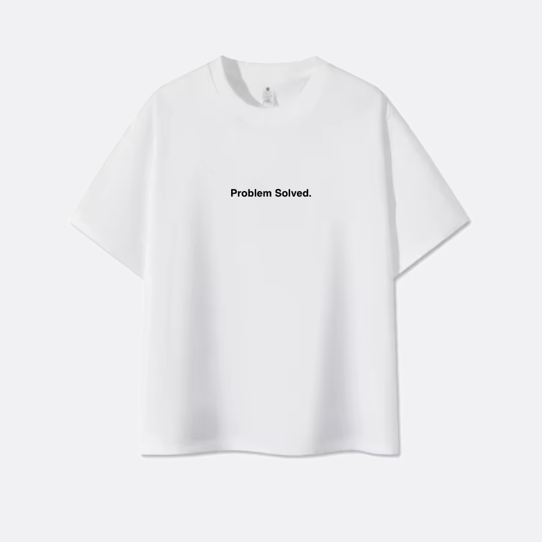 'Problem Solved' Økologisk T-shirt